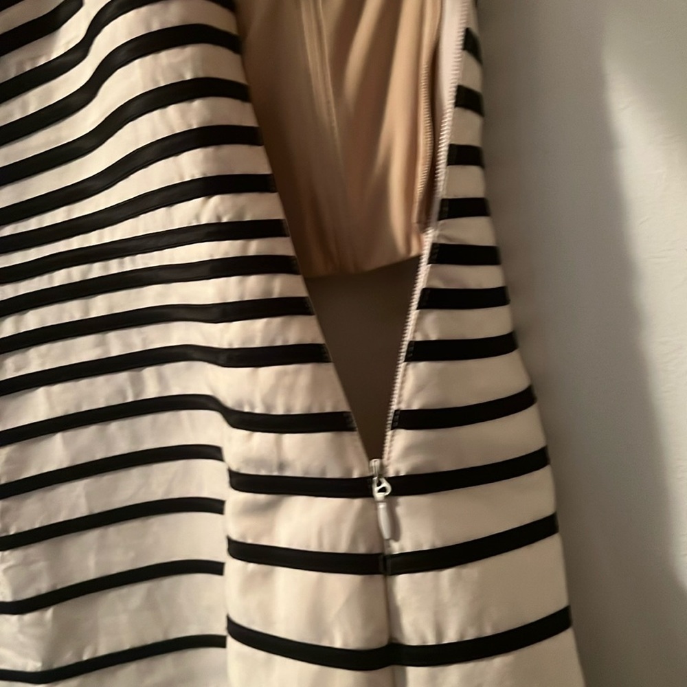 NWT H by Halston Black and White Ruched strapless Dress 🌺$25 🌸today’s deal - Picture 10 of 13